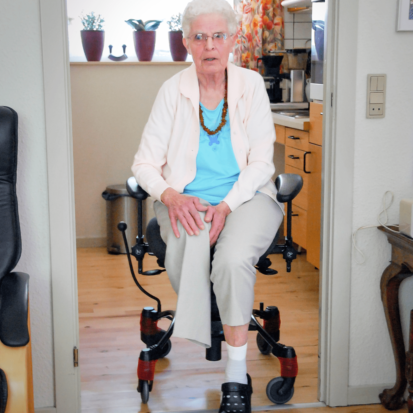 Stol me hjul og bremse case solvej 1